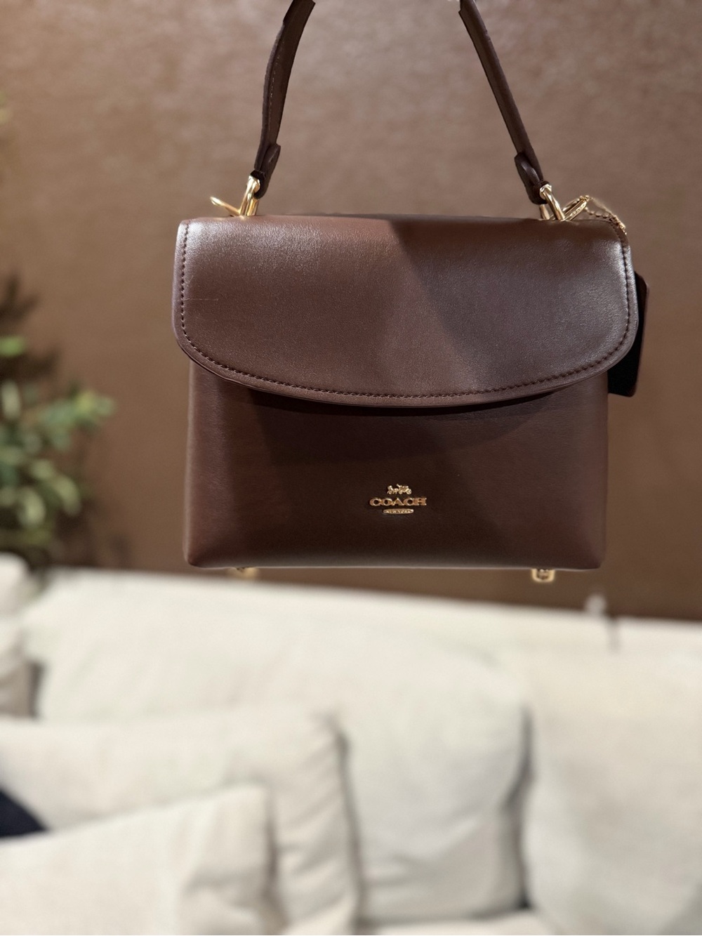 Coach Emory Top-Handle with Gold Hardware